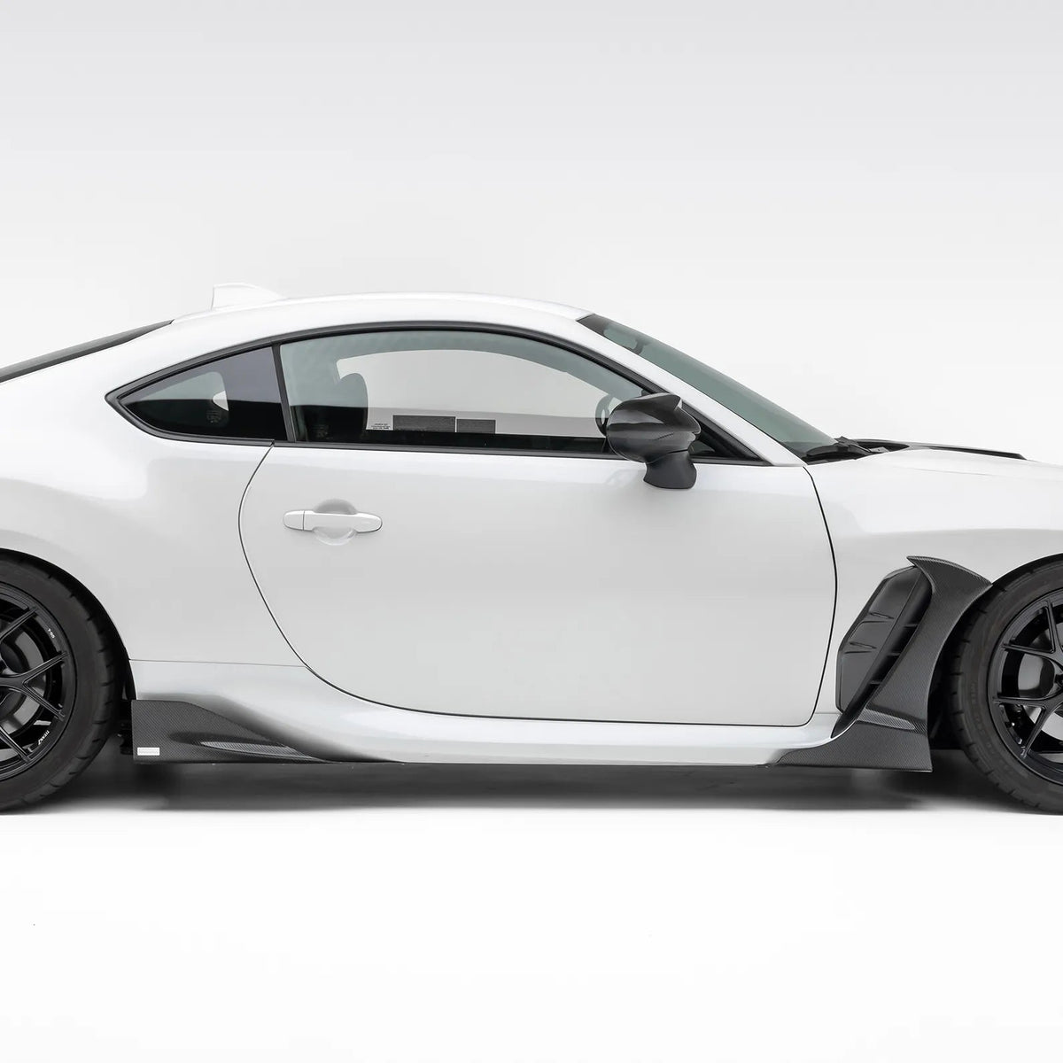 Compressive Tuning Black Series Carbon Fiber Sideskirt Extension - 2022-2026 Subaru BRZ