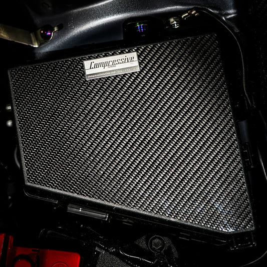 Compressive Tuning EngineArt Carbon Fiber Fuse Box Cover Plates - 2022-2026 Subaru WRX