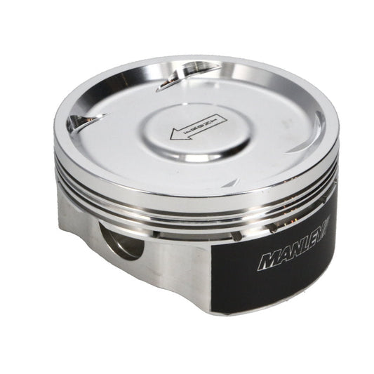 Manley 83mm Stroker 99.5mm STD Bore 8.5:1 Dish Piston Set with Rings - 2004-2021 Subaru STi (EJ257)