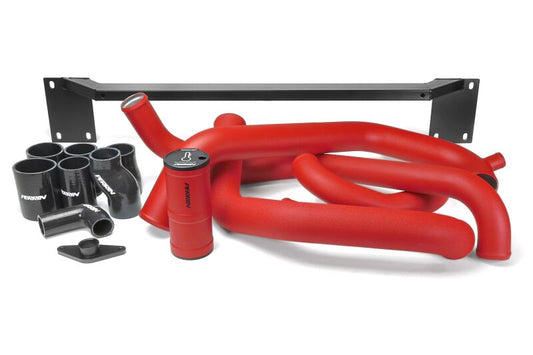 PERRIN 08-14 Subaru STI Front Mount Intercooler Boost Tube Kit - Red - 2008-2014 Subaru STI