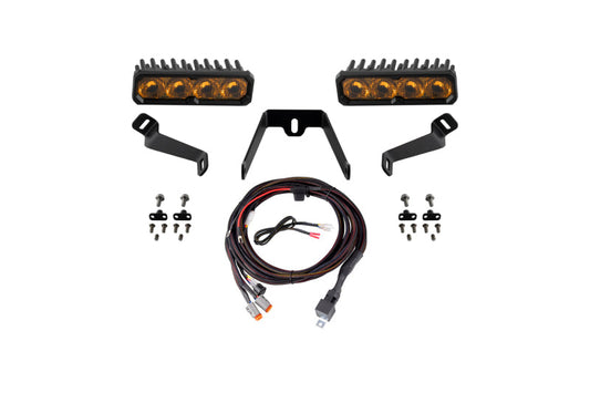 Diode Dynamics SS6 Pro LED Kit Yellow Driving Lights - 3000K - 2015-2017 Subaru WRX