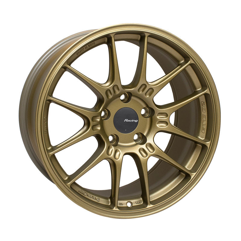 Enkei GTC02 18x9.5 5x120 45mm Offset 72.5mm Bore - Titanium Gold (Single Wheel)