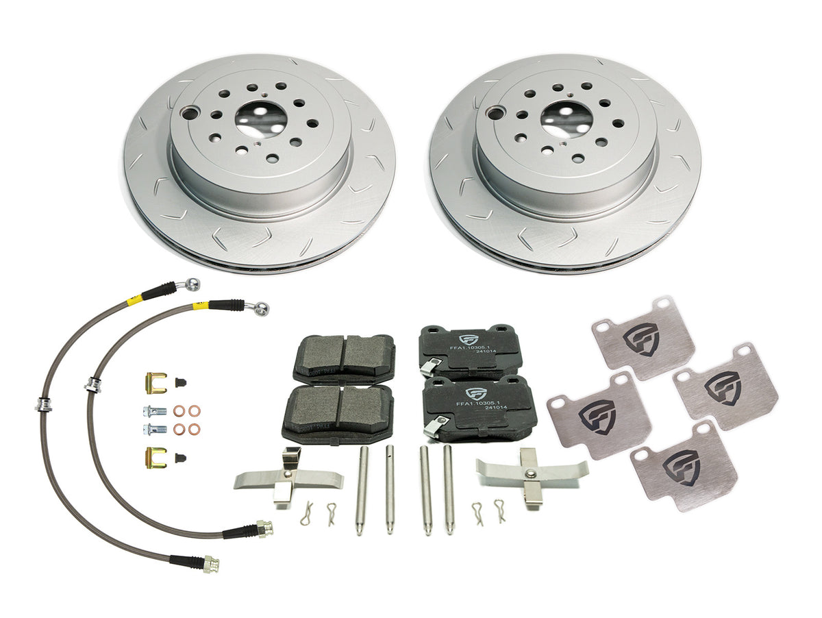 FactionFab Full Brake Kit Combo - Rear - 2008-2017 Subaru STI