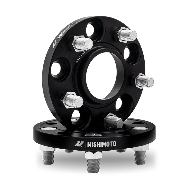 Mishimoto Wheel Spacers - 5x114.3 - 60.1 - 30 - M12 - Black - Subaru Models (Inc. 2015-2026 Subaru WRX / 2015-2021 STI / 2018-2026 Forester / 2015-2026 Outback / 2023-2026 Crosstrek)