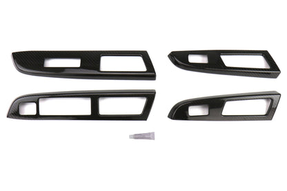 OLM Carbon Fiber Switch Panel Covers - 2015-2016 WRX / 2015-2016 STI