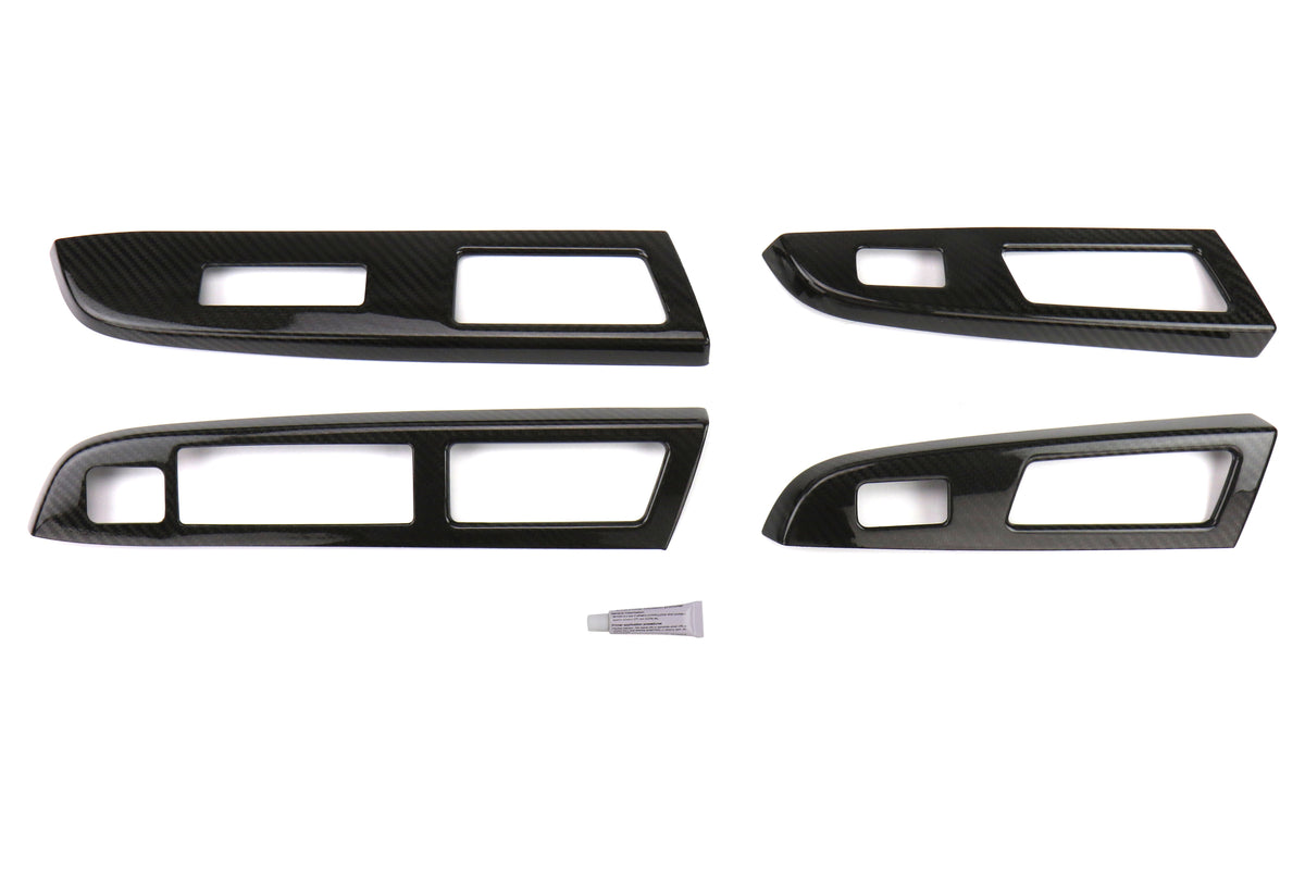 OLM Carbon Fiber Switch Panel Covers - 2015-2016 WRX / 2015-2016 STI