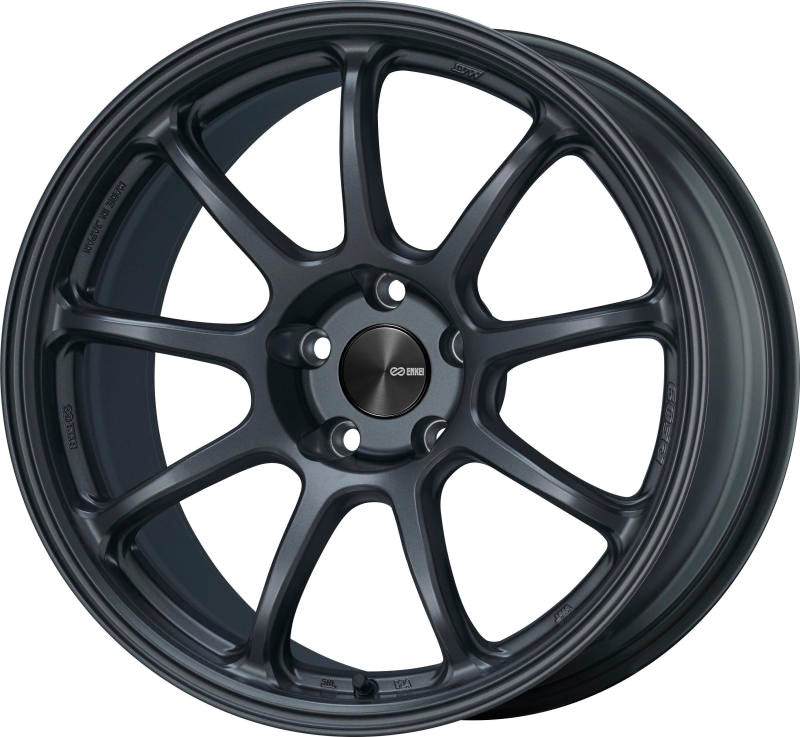 Enkei PF09 18x9 5x114.3 42mm Offset 75mm Bore Matte Gunmetal (Single Wheel)