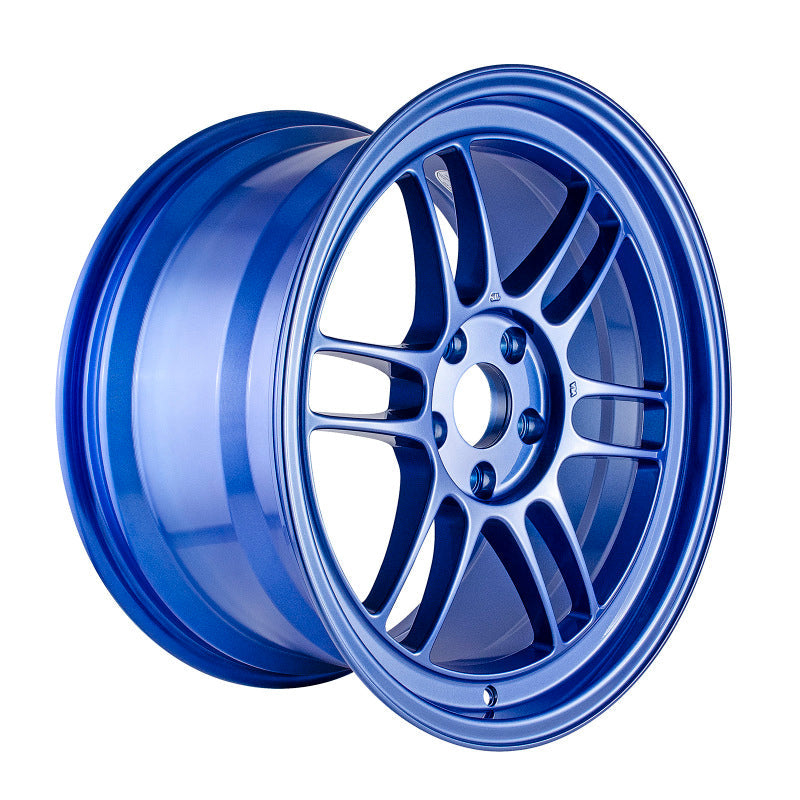 Enkei RPF1 18x9.5 5x114.3 38mm Offset 73mm Victory Bore - Blue (Single Wheel) (STI w/ Brembos Require Wheel Spacers)