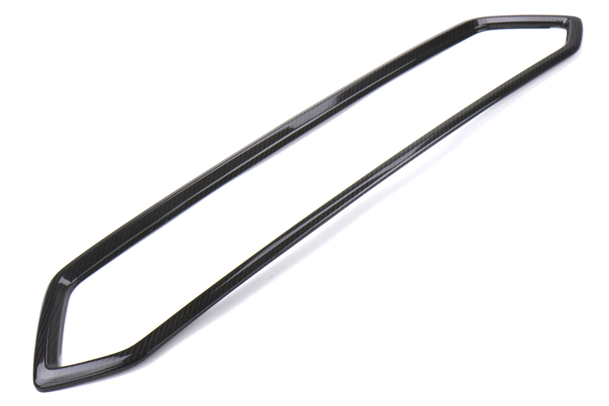 OLM LE Dry Carbon Fiber Grille Garnish (Outer) - 2018-2021 Subaru WRX / STI