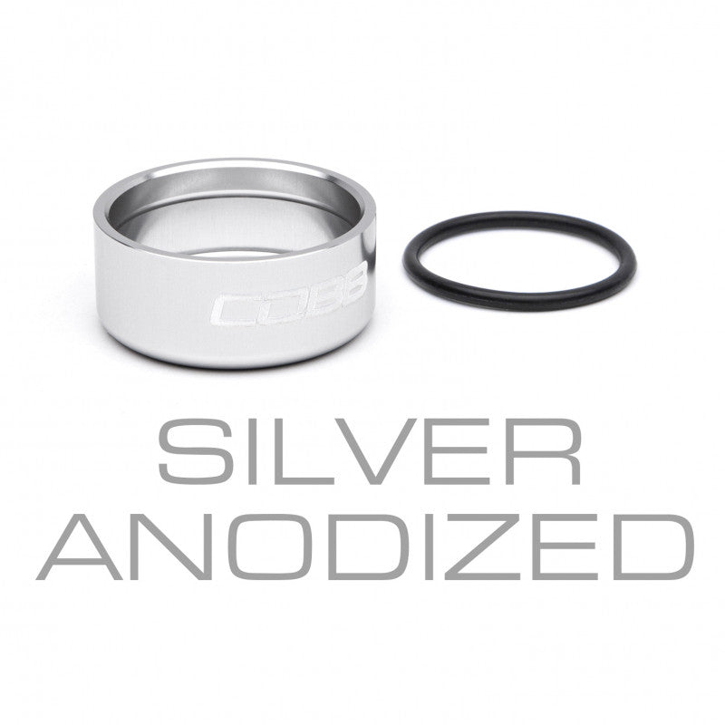 Cobb Knob Trim Ring - Silver Anodized - 2002-2026 Subaru WRX / 2004-2021 STI / 2004-2008 Forester XT / 2005-2012 Legacy GT / 2005-2005 Outback XT