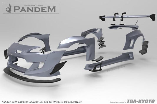 GReddy Pandem V3  Aero Kit without Wings - 2013-2016 Scion FR-S / 2013-2020 Subaru BRZ / 2017-2020 Toyota 86