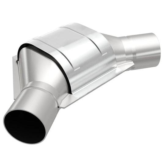 MagnaFlow HM Grade Universal Catalytic Converter- 2.00in Angled Inlet/Outlet