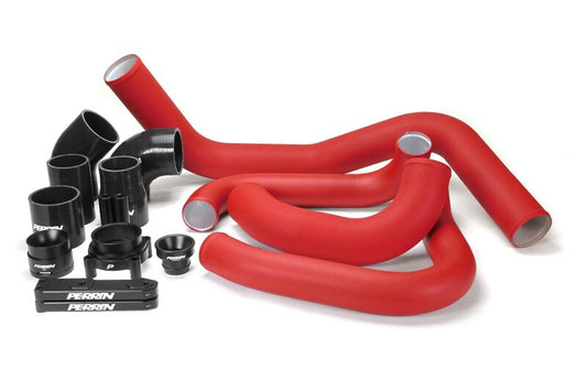 PERRIN 22-25 Subaru WRX Front Mount Intercooler Boost Tube Kit - Red - 2022-2026 Subaru WRX