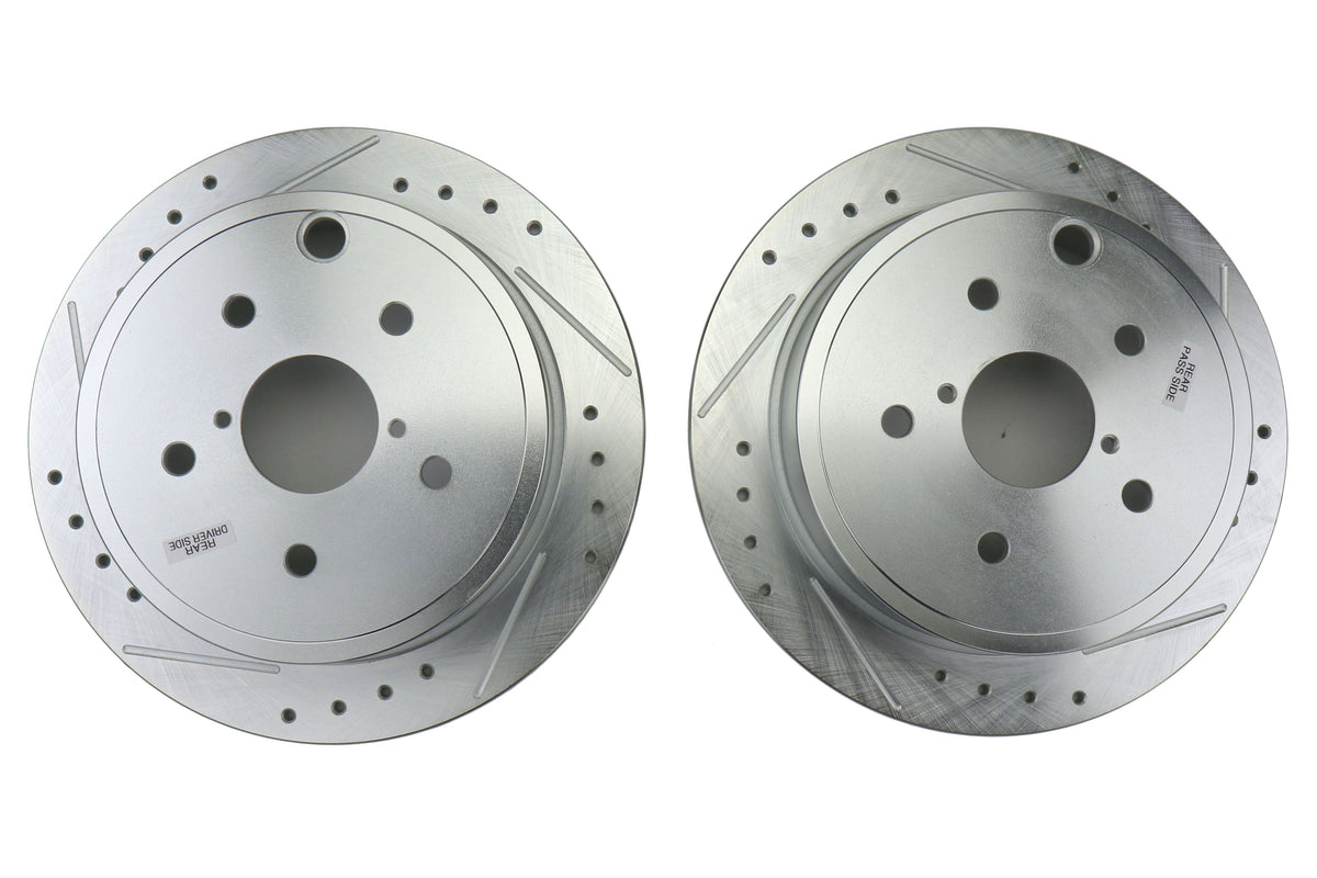 Power Stop Rear Z26 Street Warrior Brake Kit - 2015-2021 Subaru WRX