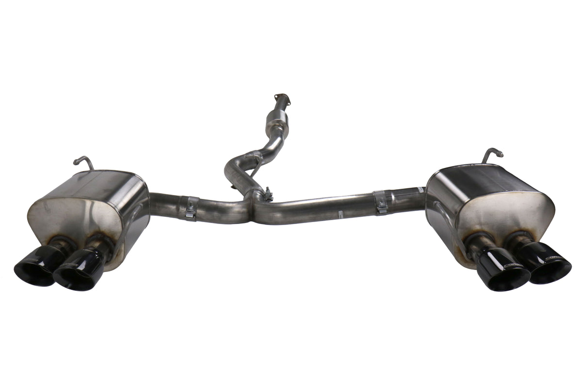 COR14857BLK Corsa 3" Catback Exhaust System - 2015+ WRX / 2015+ STI-Black Diamond Tips,