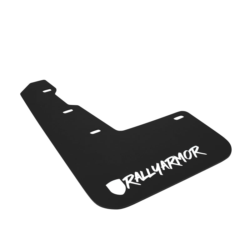 Rally Armor Black Mud Flap White Altered Font Logo - 2015-2021 Subaru WRX / STI