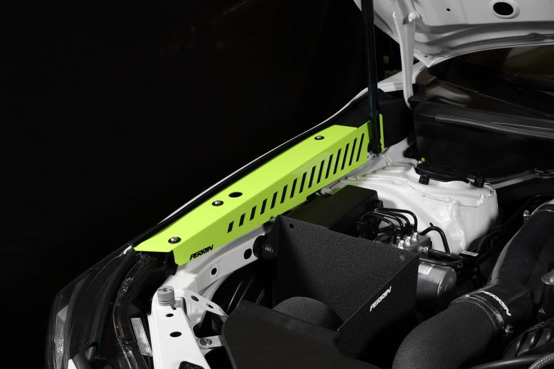 PERRIN 22-25 Subaru WRX Fender Shroud Set - Neon Yellow