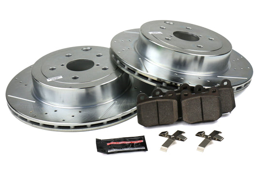 Power Stop Rear Z26 Street Warrior Brake Kit - 2008-2014 Subaru Impreza