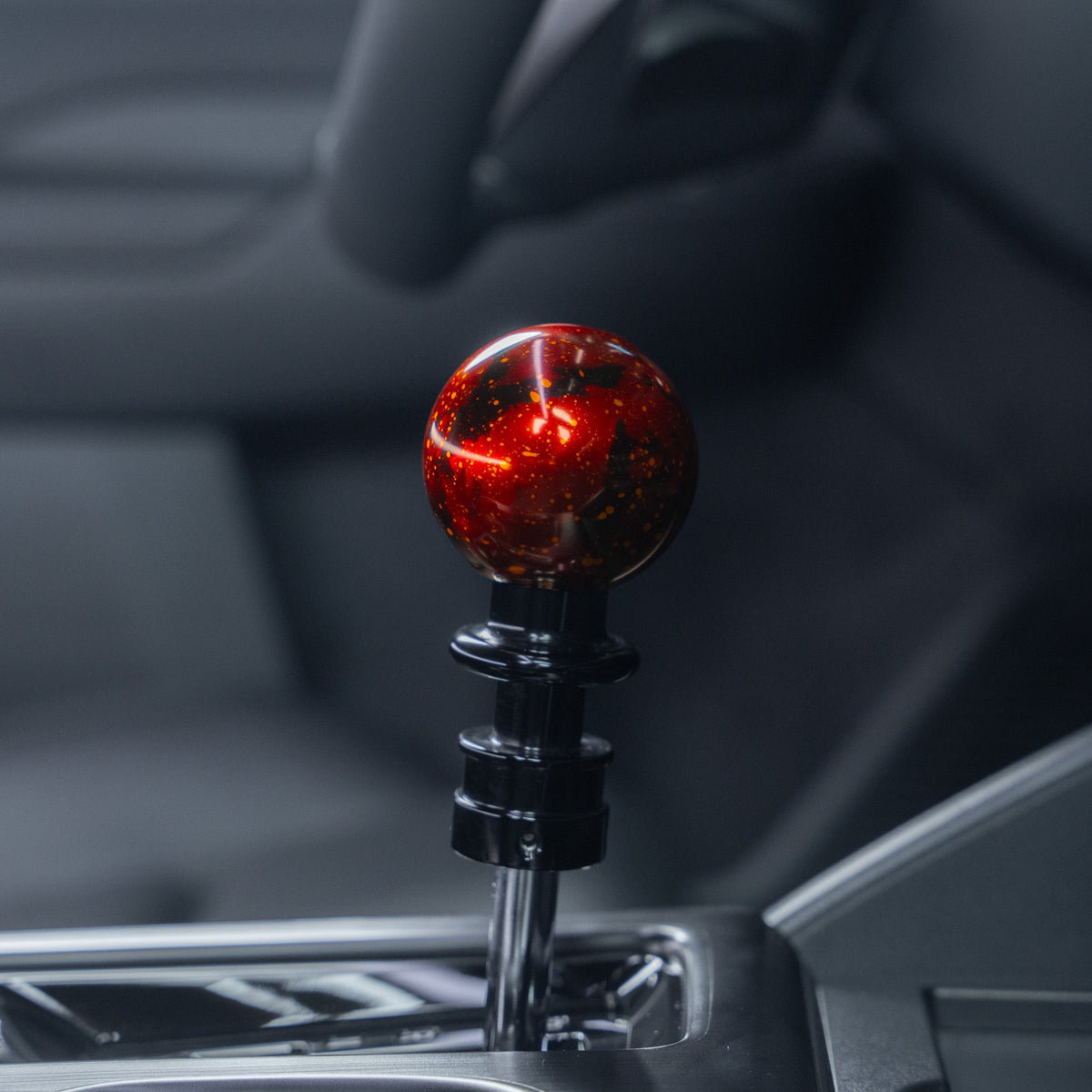 Billetworkz Automatic Shifter - Red Cosmic Space - Fits Subaru CVT: WRX (2022+), Crosstrek (2024+), Forester (2025+), Impreza (2024+), Legacy/Outback (2015+)