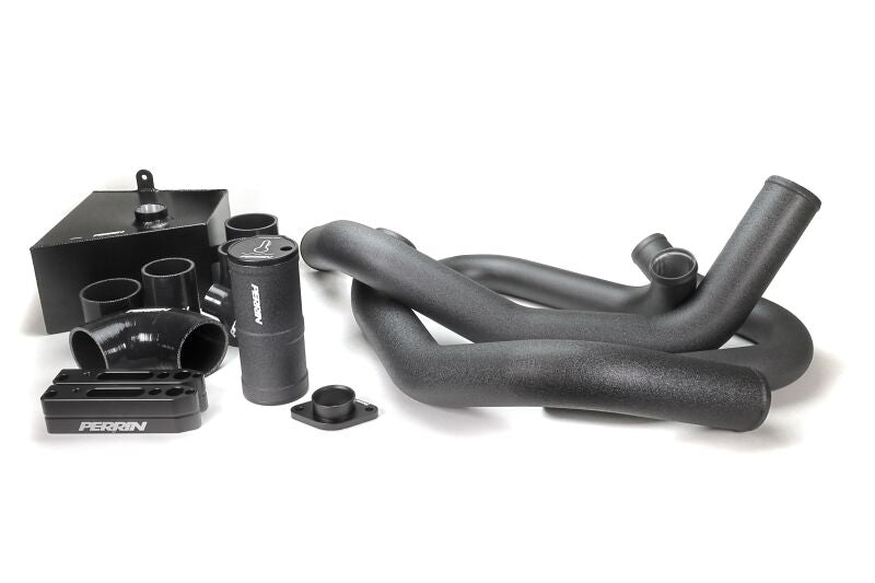 PERRIN Front Mount Intercooler Boost Tube Kit - Black - 2015-2021 Subaru WRX