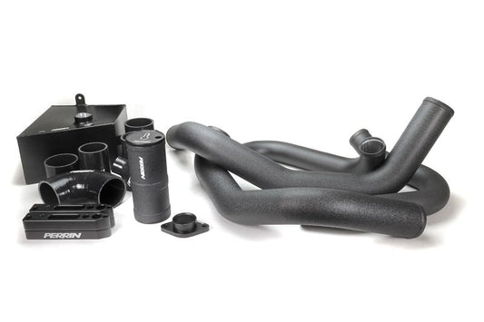 PERRIN Front Mount Intercooler Boost Tube Kit - Black - 2015-2021 Subaru WRX