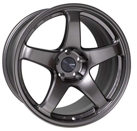 Enkei PF05 18x9 38mm 5x114.3 75mm Bore-  Dark Silver (Single Wheel)
