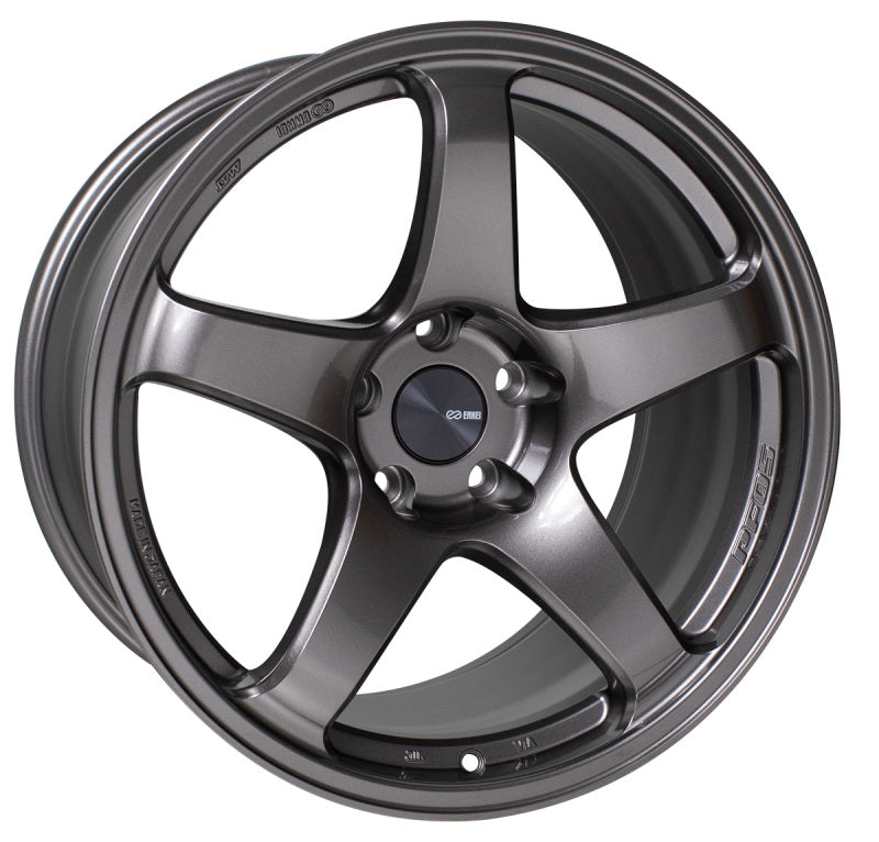 Enkei PF05 18x9 45mm Offset 5x114.3 75mm Bore Dark Silver (Single Wheel)