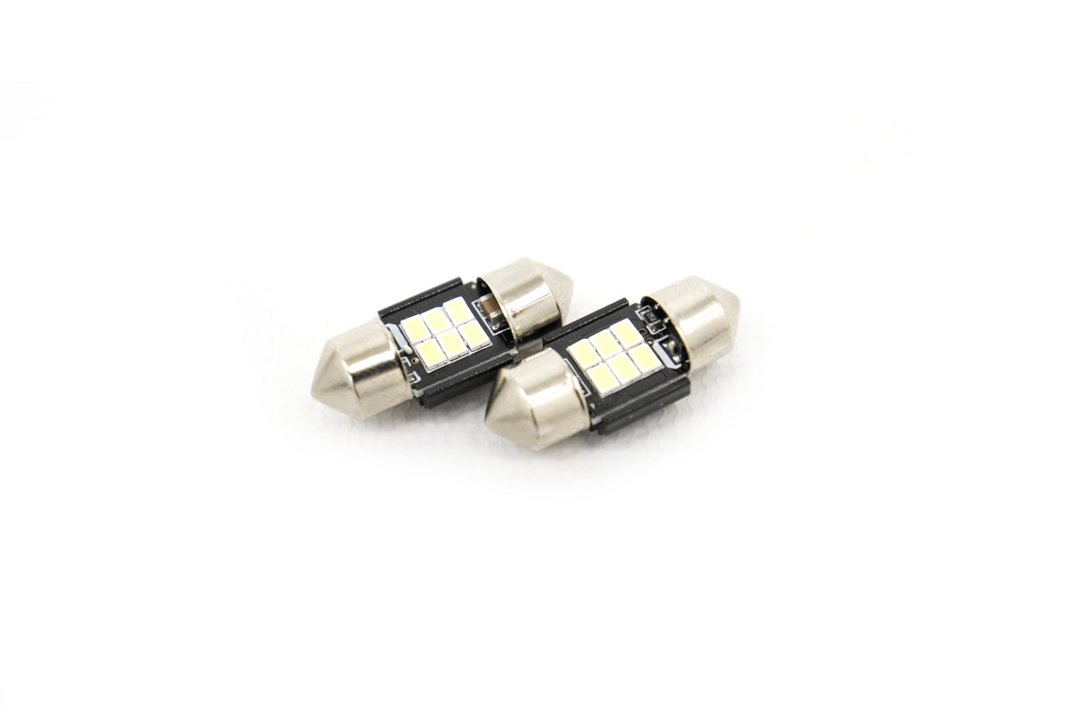 OLM 28mm 6 Chip LED - 28mm Festoon (SINGLE BULB)