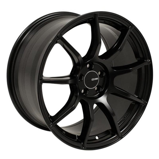Enkei TS9 17x9 5x114.3 35mm offset 72.6mm Bore Matte Black - 2005-2007 Subaru STI