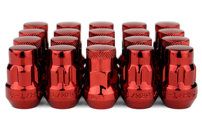 Wheel Mate Muteki SR35 Close End Lug Nuts w/ Lock Set - Red 12x1.50 35mm