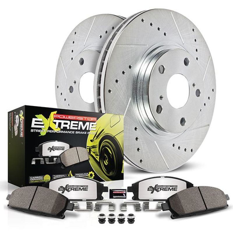 Power Stop Front Z26 Street Brake Kit - 2017-2020 Subaru BRZ