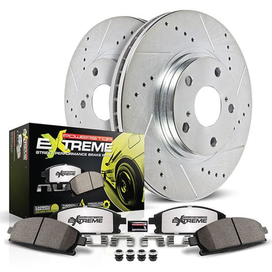 Power Stop Front Z26 Street Brake Kit - 2017-2020 Subaru BRZ