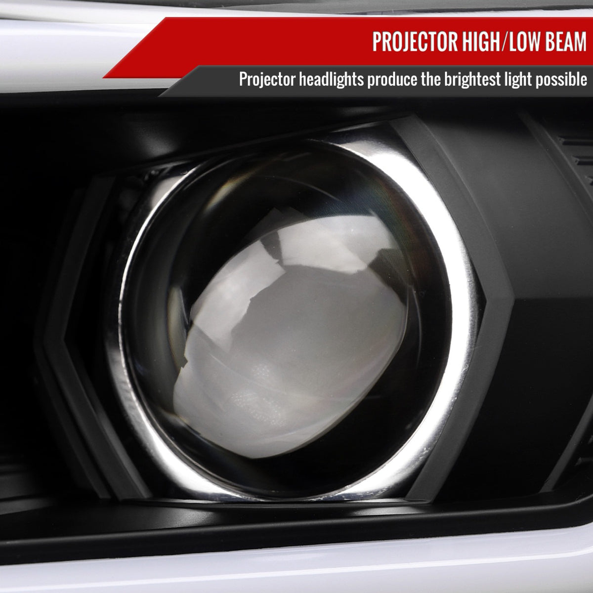 Spec-D Version 2 LED Bar Style Projector Headlights w/ Switchback & Sequential Turn Signal - DRL LED Bar / Matte Black Housing / Clear Lens - 2015-2021 Subaru WRX/STI (FOR FACTORY HALOGEN HEADLIGHT WITHOUT LED DRL MODELS ONLY)