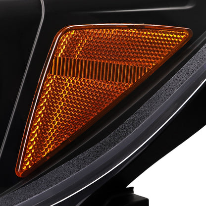 Spec-D Version 2 LED Bar Style Projector Headlights w/ Switchback & Sequential Turn Signal - DRL LED Bar / Matte Black Housing / Clear Lens - 2015-2021 Subaru WRX/STI (FOR FACTORY HALOGEN HEADLIGHT WITHOUT LED DRL MODELS ONLY)