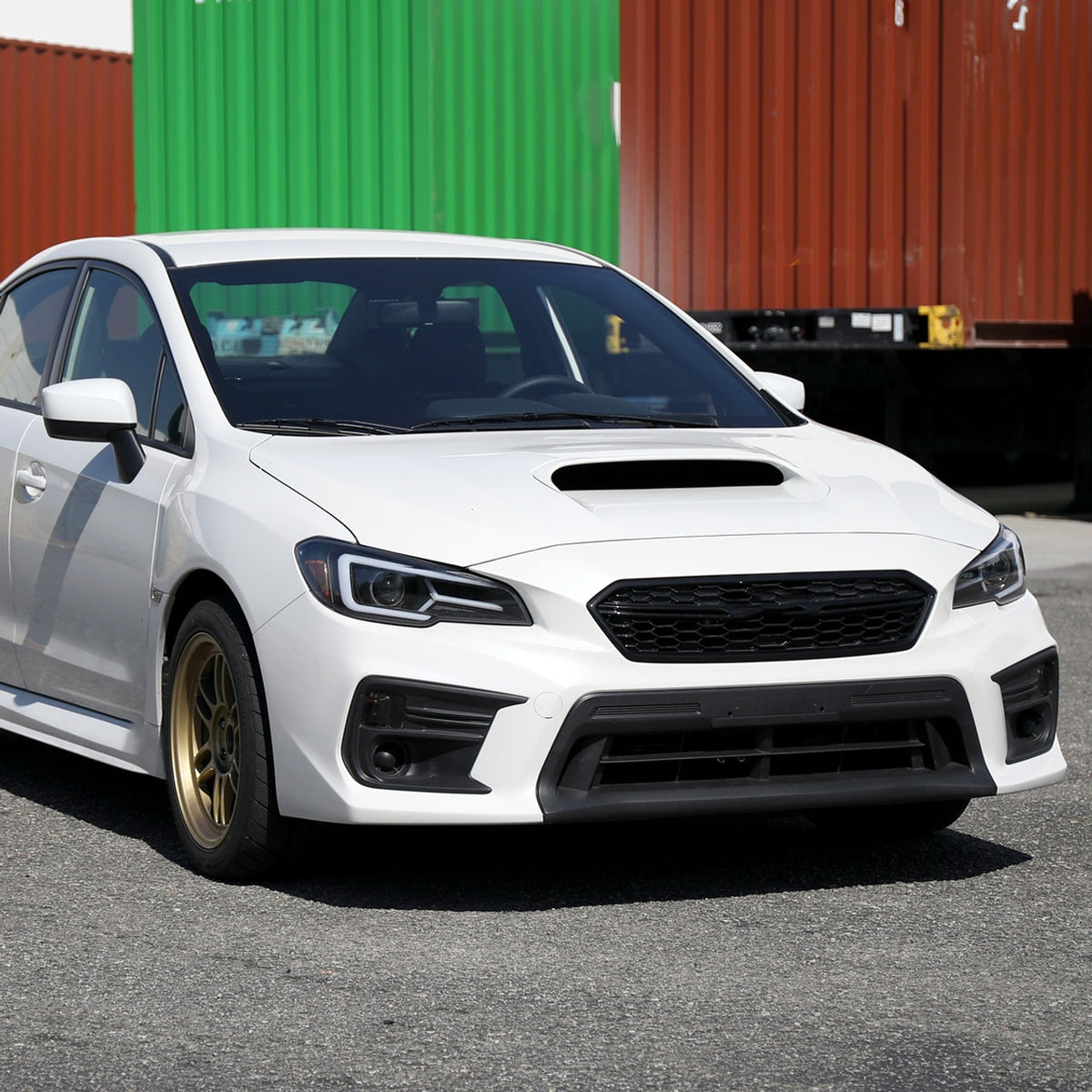 Spec-D Version 2 LED Bar Style Projector Headlights w/ Switchback & Sequential Turn Signal - DRL LED Bar / Matte Black Housing / Clear Lens - 2015-2021 Subaru WRX/STI (FOR FACTORY HALOGEN HEADLIGHT WITHOUT LED DRL MODELS ONLY)