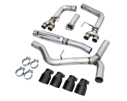 AWE Track Edition Cat-Back Exhaust (Diamond Black Tips) - 2022-2024 Subaru WRX