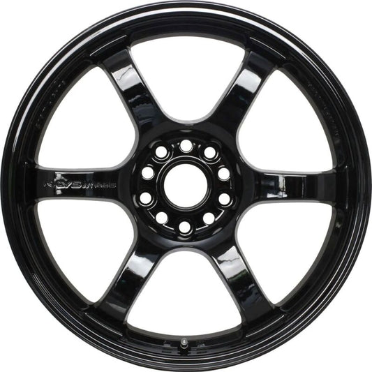 Gram Lights 57DR 18x9.5 +38 5x120 - Glossy Black (Single Wheel)