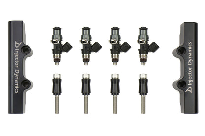 Injector Dynamics Fuel Injectors 1300cc w/ Top Feed Fuel Rails - 2004-2006 Subaru STI / 2005-2006 Legacy GT