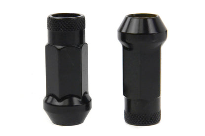 Wheel Mate Muteki SR48 Open End Lug Nuts - Black 12x1.50 48mm