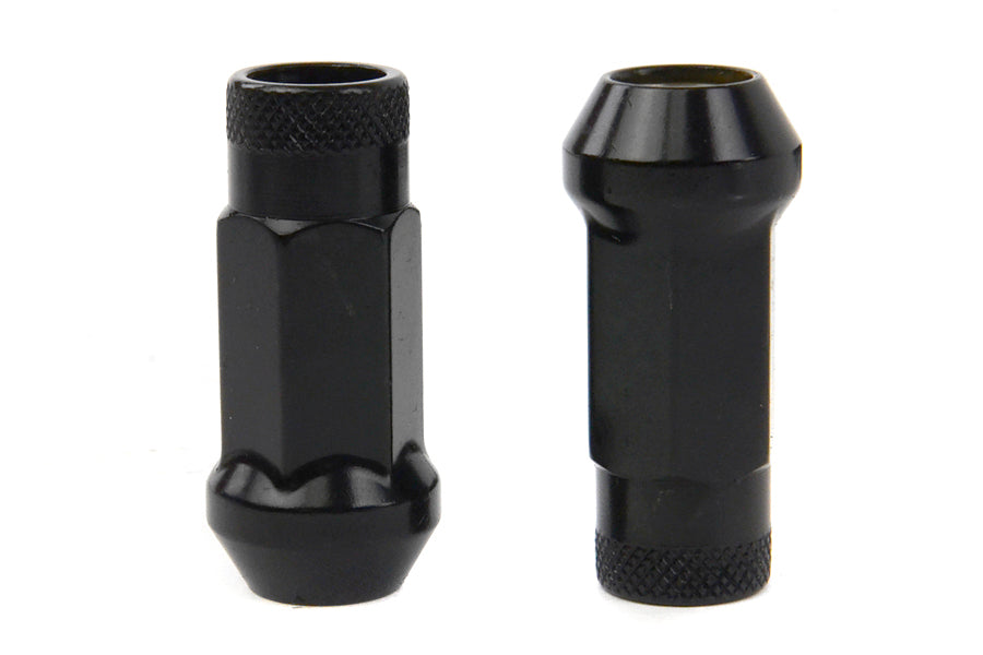 Wheel Mate Muteki SR48 Open End Lug Nuts - Black 12x1.50 48mm