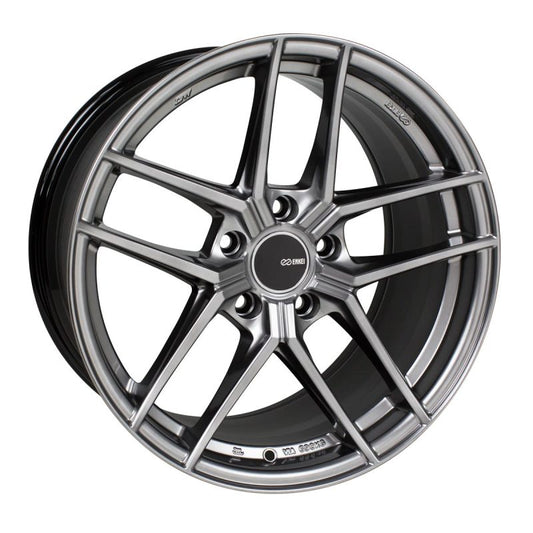 Enkei TY5 18x9.5 5x120 35mm Offset 72.6mm Bore - Hyper Silver (Single Wheel)
