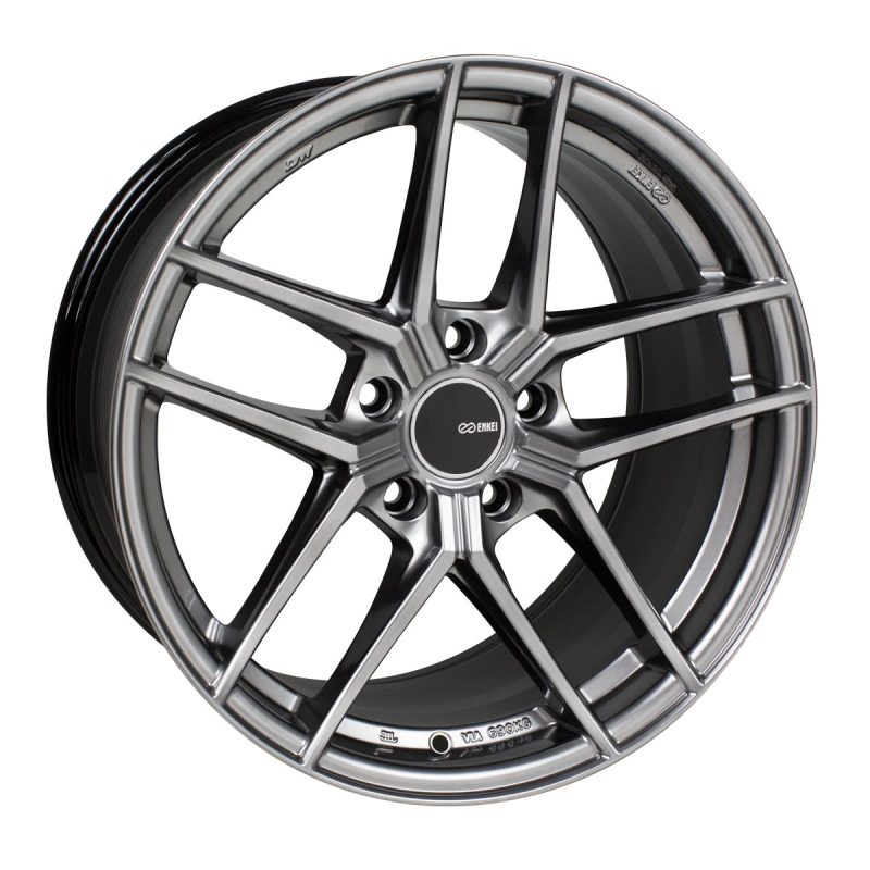 Enkei TY-5 19x9.5 5x120 35mm offset 72.6mm Bore - Hyper Silver (Single Wheel)
