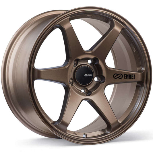 Enkei T6R 18x9.5 45mm Offset 5x120 Bolt Pattern 72.6 Bore - Matte Bronze (Single Wheel)
