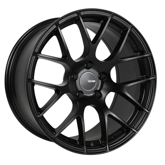 Enkei Raijin 19x9.5 35mm Offset 5x120 Bolt Pattern 72.6 Hub Bore - Black (Single Wheel)