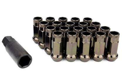 Wheel Mate Muteki SR48 Open End Lug Nuts - Titanium 12x1.50 48mm