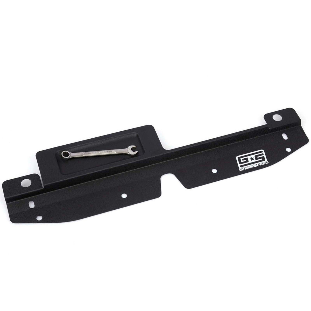 GRM096008 GrimmSpeed Radiator Shroud w/ Tool Tray Black - 2008-2014 Subaru WRX / STI,