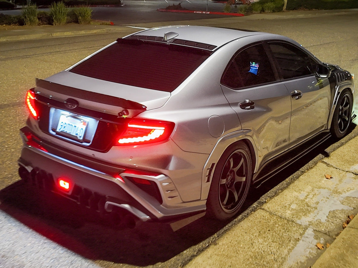 OLM Phantom-Spec LED Taillights (Smoke Lens White Optic) - 2022+ WRX