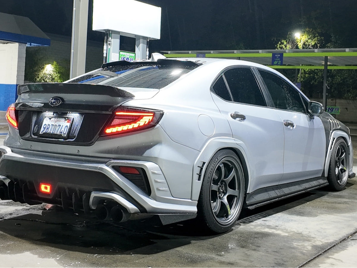 OLM Phantom-Spec LED Taillights (Clear Lens Red Optic) - 2022+ WRX