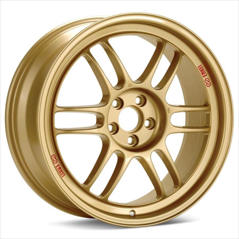 Enkei RPF1 18x9.5 5x114.3 38mm Offset 73mm Bore - Gold (Single Wheel) (STI w/ Brembos Require Wheel Spacers)
