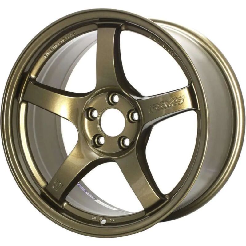 Gram Lights 57XR 18X9.5 +38 5x114.3 - Almite Gold (Single Wheel)